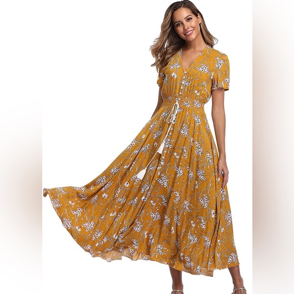 Fernando Women Floral Maxi Dress / size XL/ Bottom Up . - Picture 1 of 8